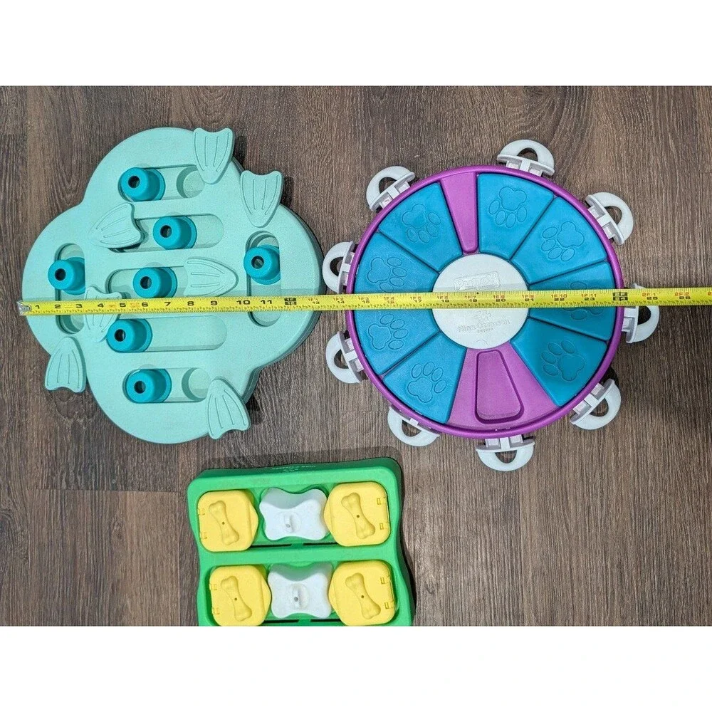 Nina Ottosson Outward Hound Interactive Dog Treat Puzzles Toys Games Bundle
